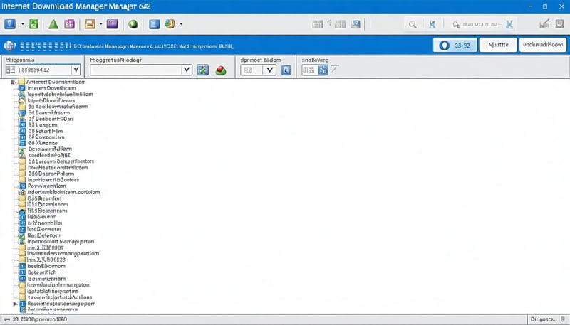 Internet Download Manager 6.42 B42 software interface Internet Download Manager 6.42 B42 software interface